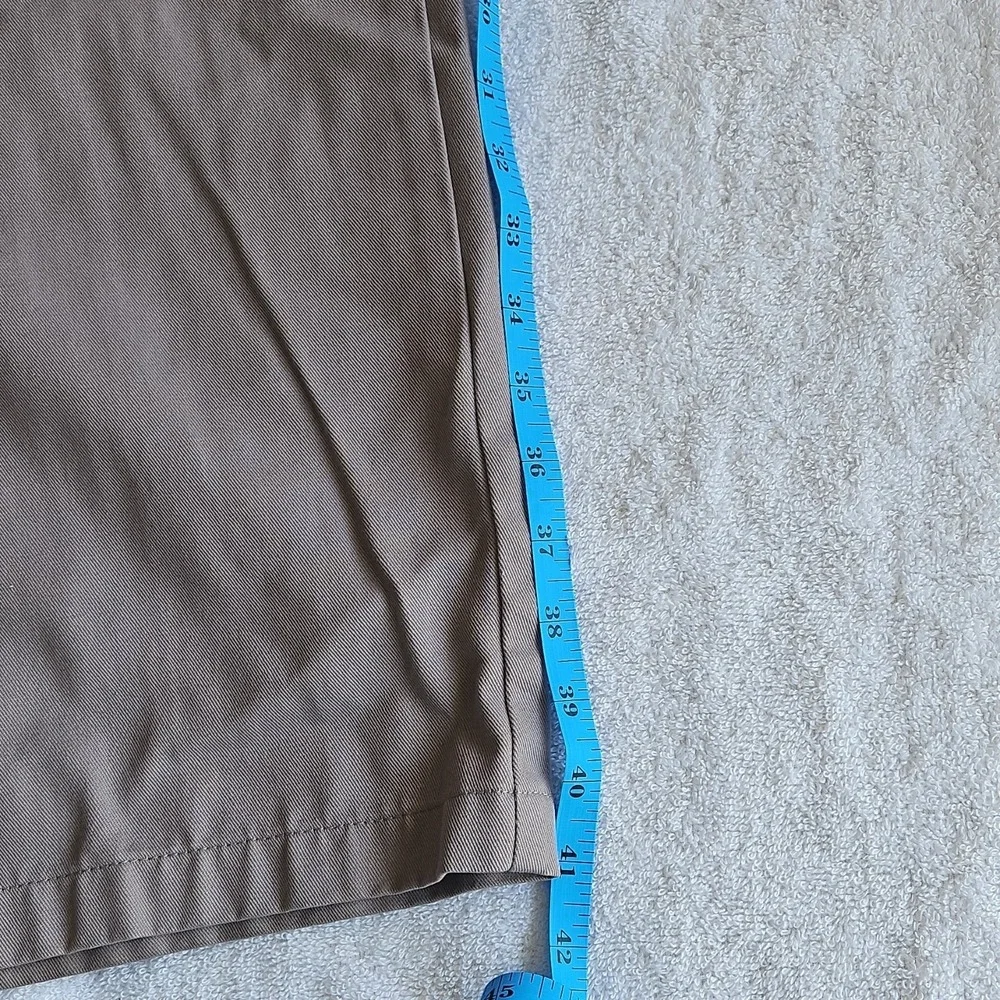 Dickies Men's Brown Twill Workwear Pants 44x30‎ Flat Front Straight Relaxed